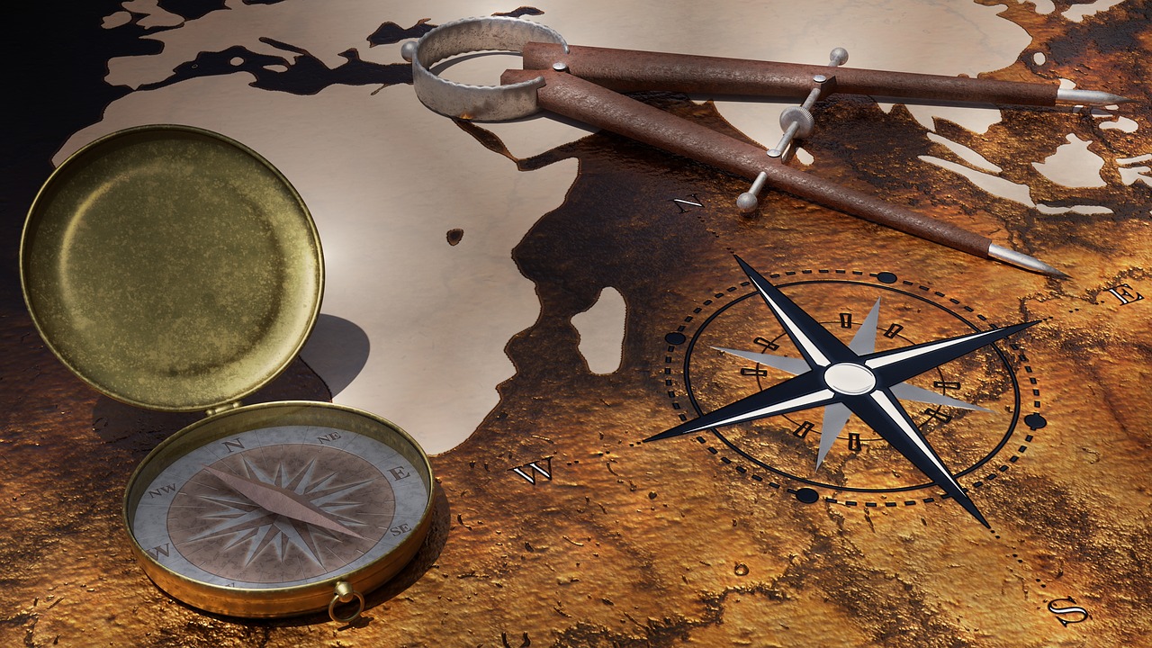 Image - travel globetrotter compass zirkel