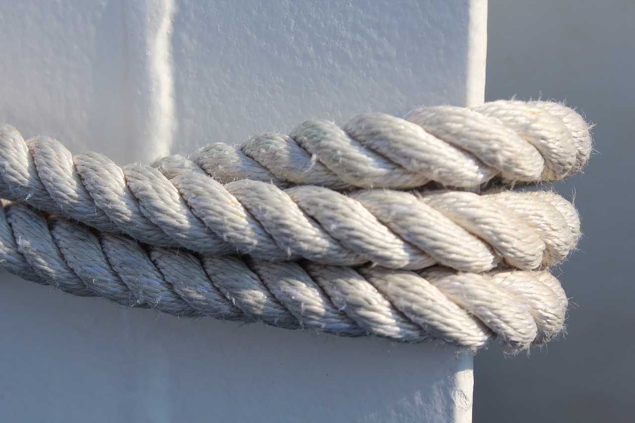 Image - rope nautical white marine knot