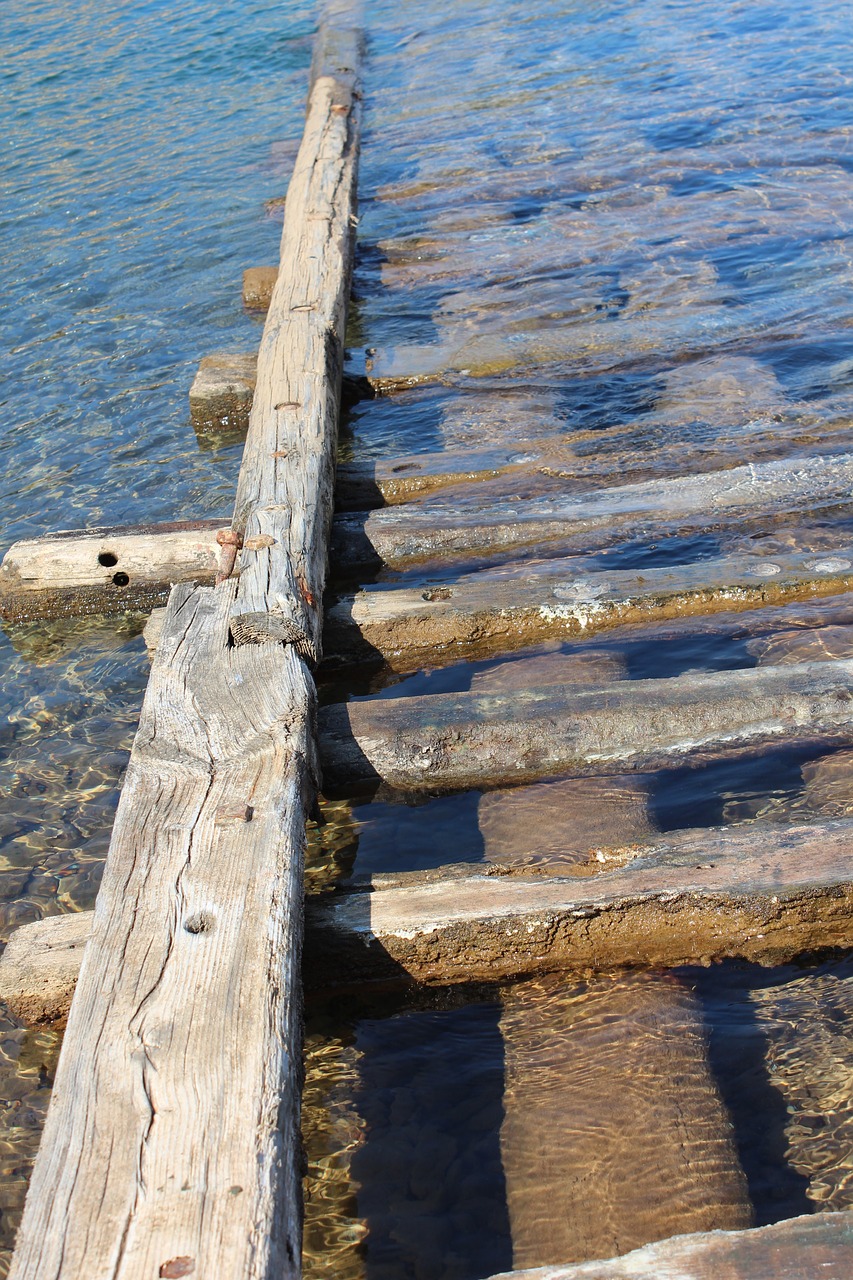 Image - sea jetty planks water pier dock