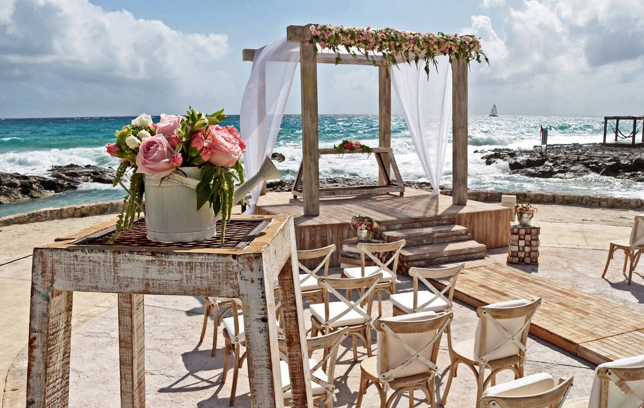 Image - mexico cancun beach wedding