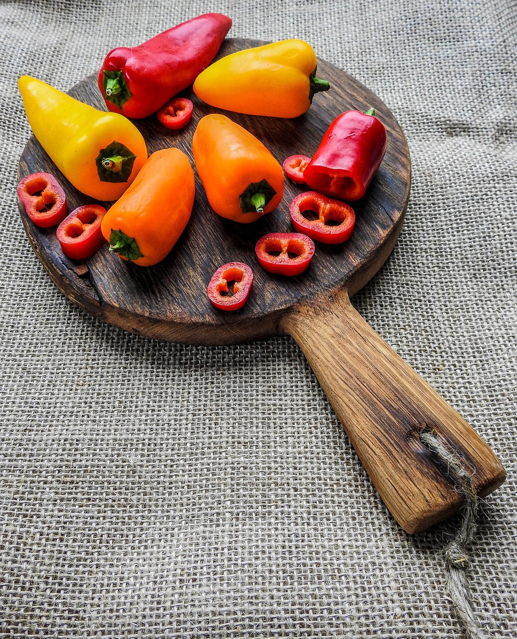 Image - peppers vegetable ingredient food