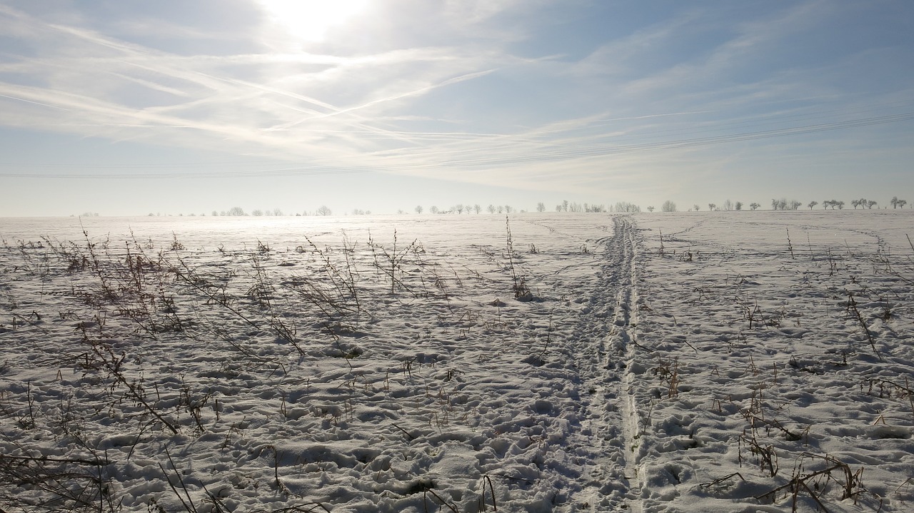 Image - trace cold wintry sky pattern