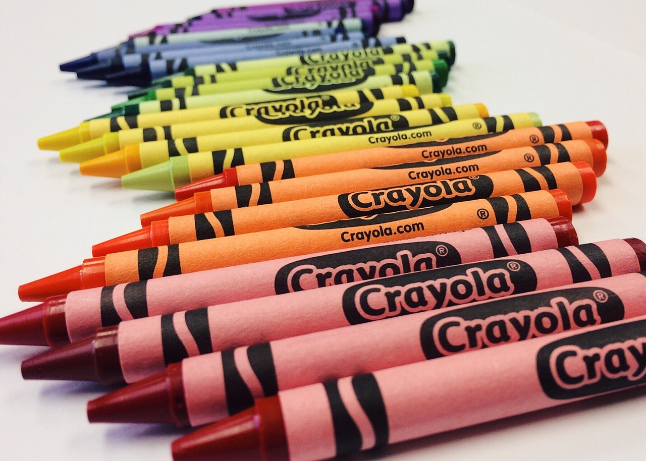 Image - crayons drawing rainbow art child