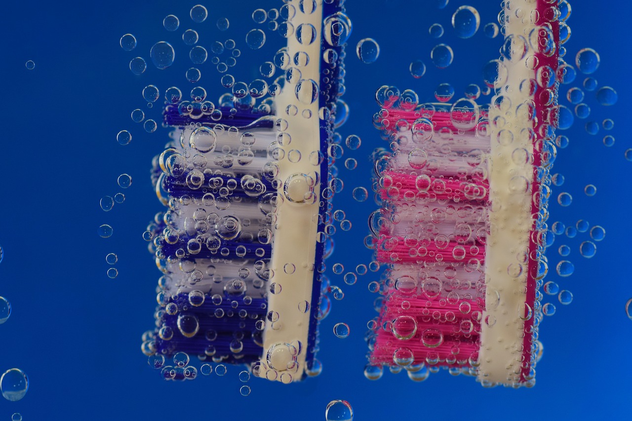 Image - toothbrush blue clean hygiene