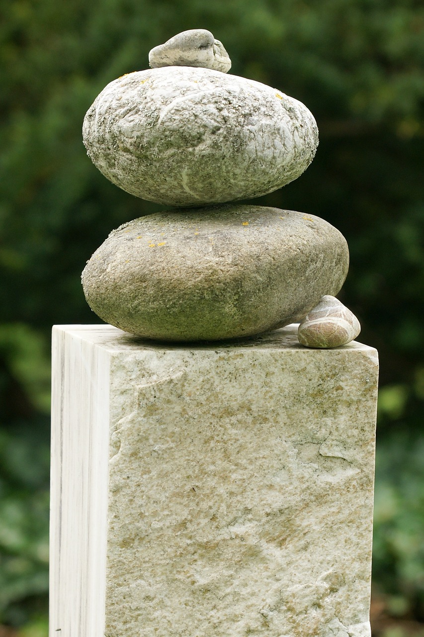 Image - stones cemetery harmony sculpture