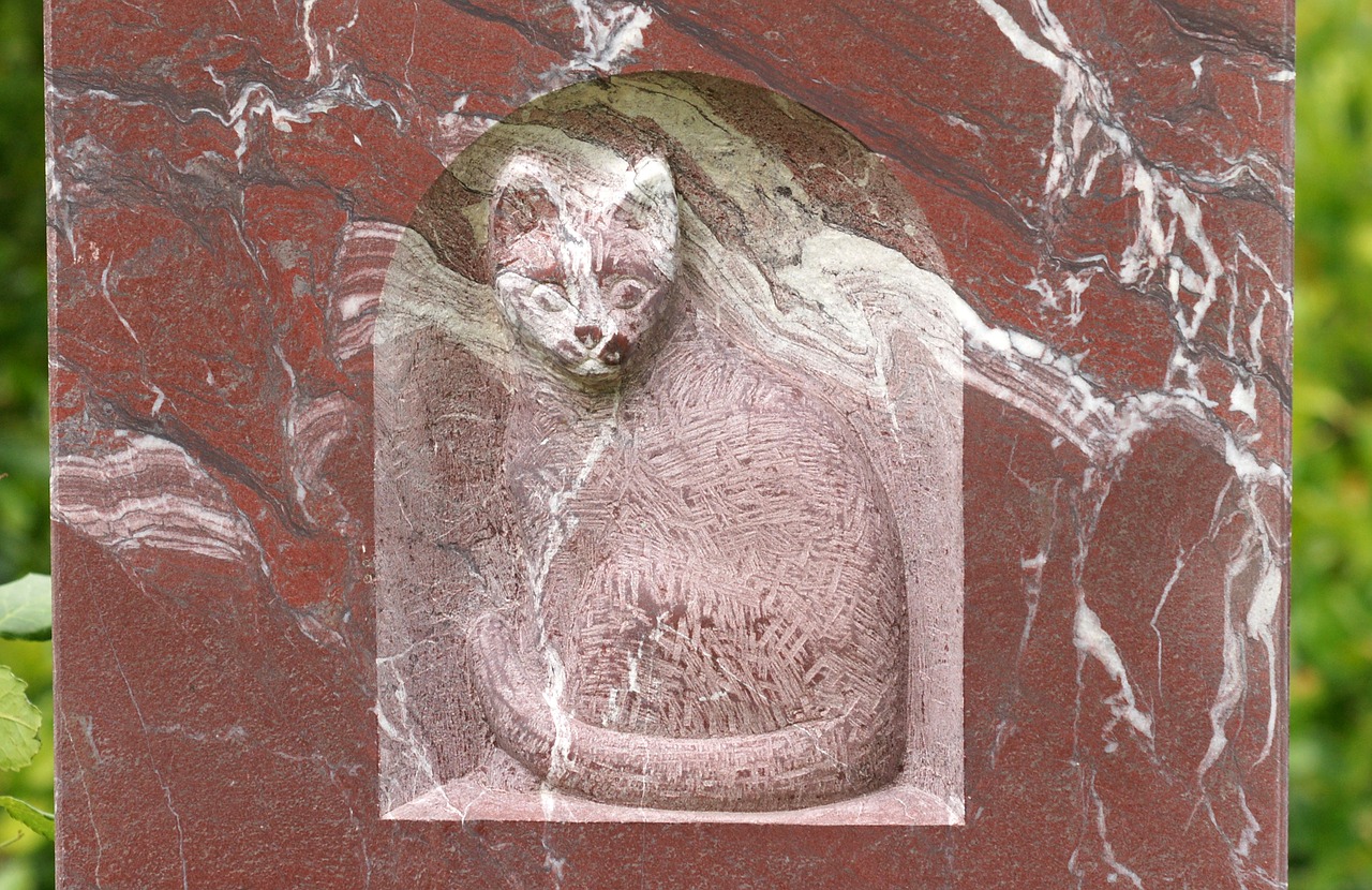 Image - cat cemetery harmony sculpture