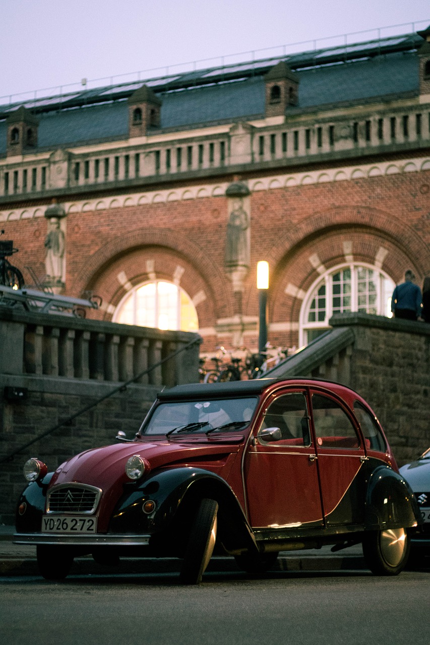 Image - car street old vintage style road