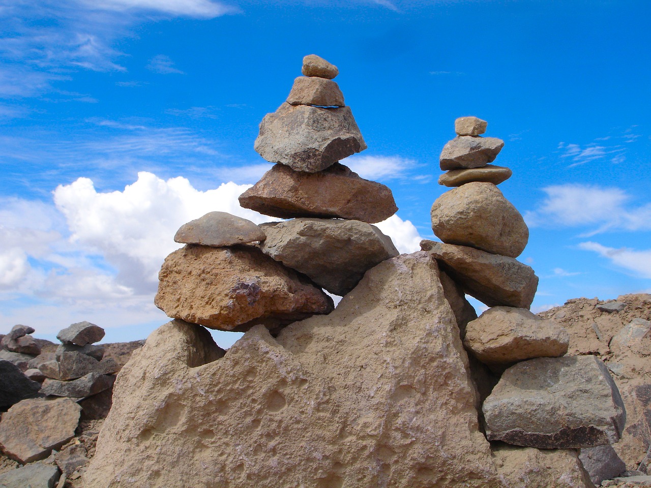 Image - pile of stones stacked