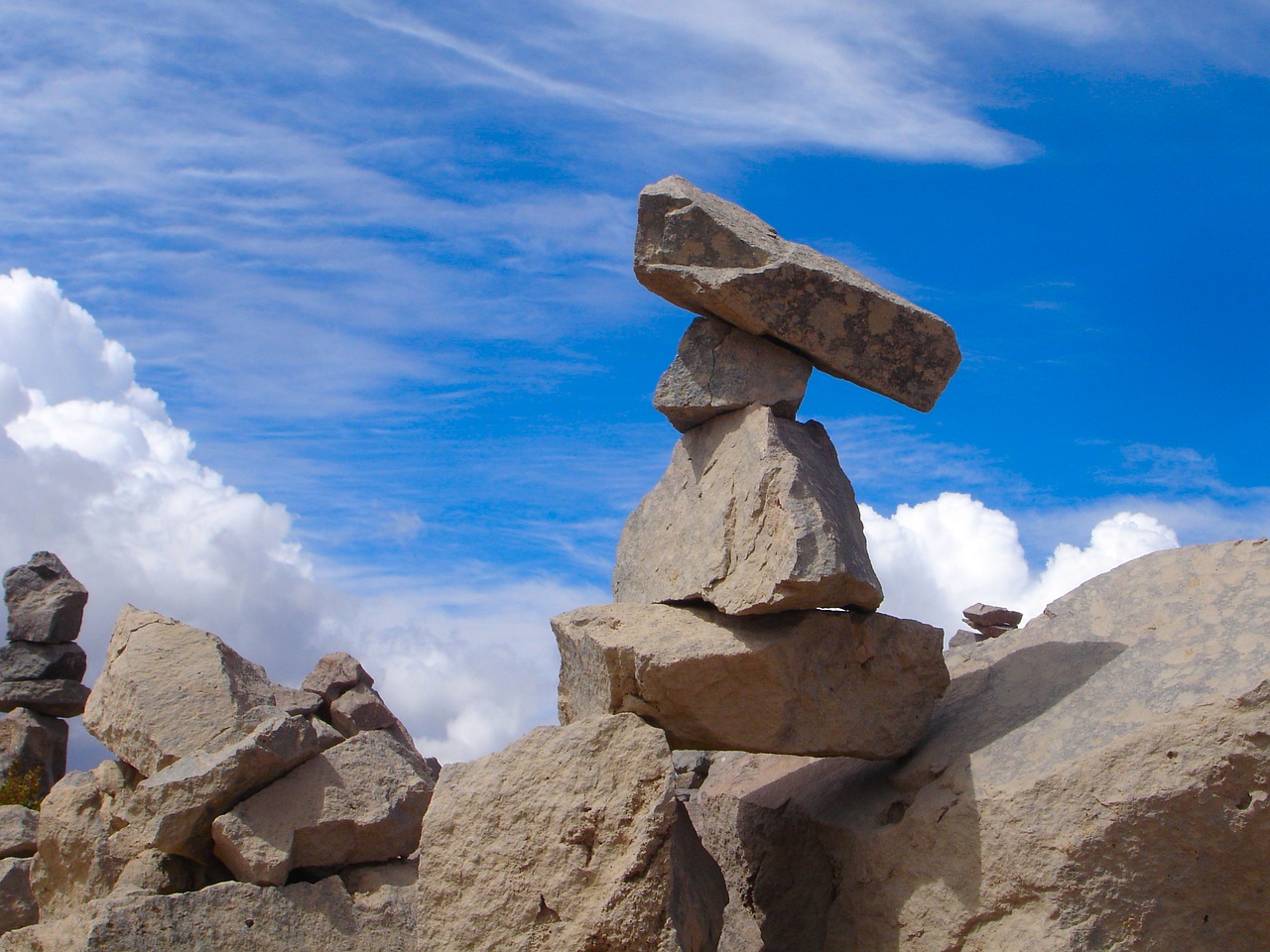 Image - pile of stones stacked