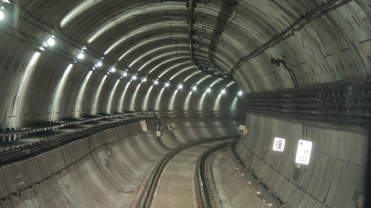 Image - railway tunnel rail travel