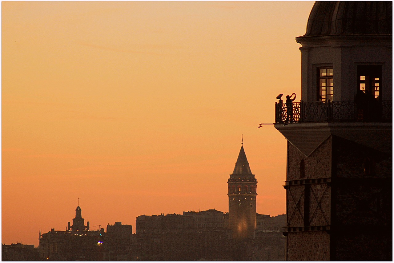 Image - istanbul girl tower landscape
