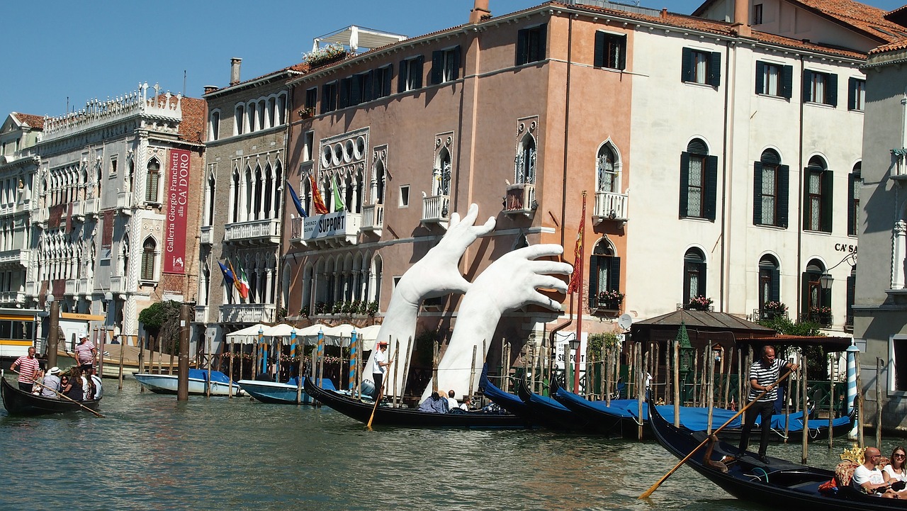 Image - venice italy venezia homes water