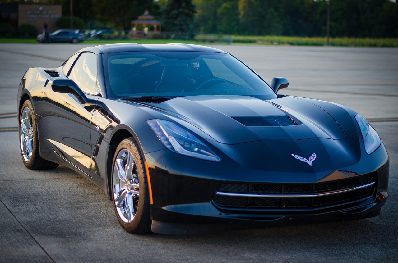 Image - car corvette auto automobile drive