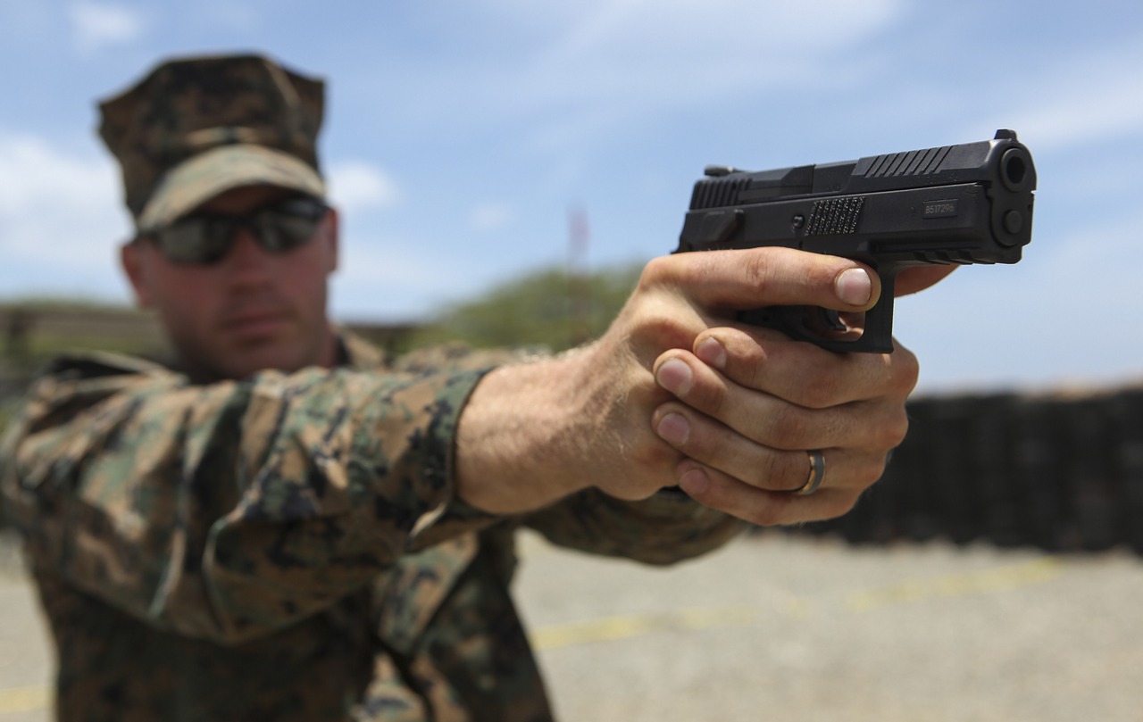 Image - cz p 07 marines usmc officer