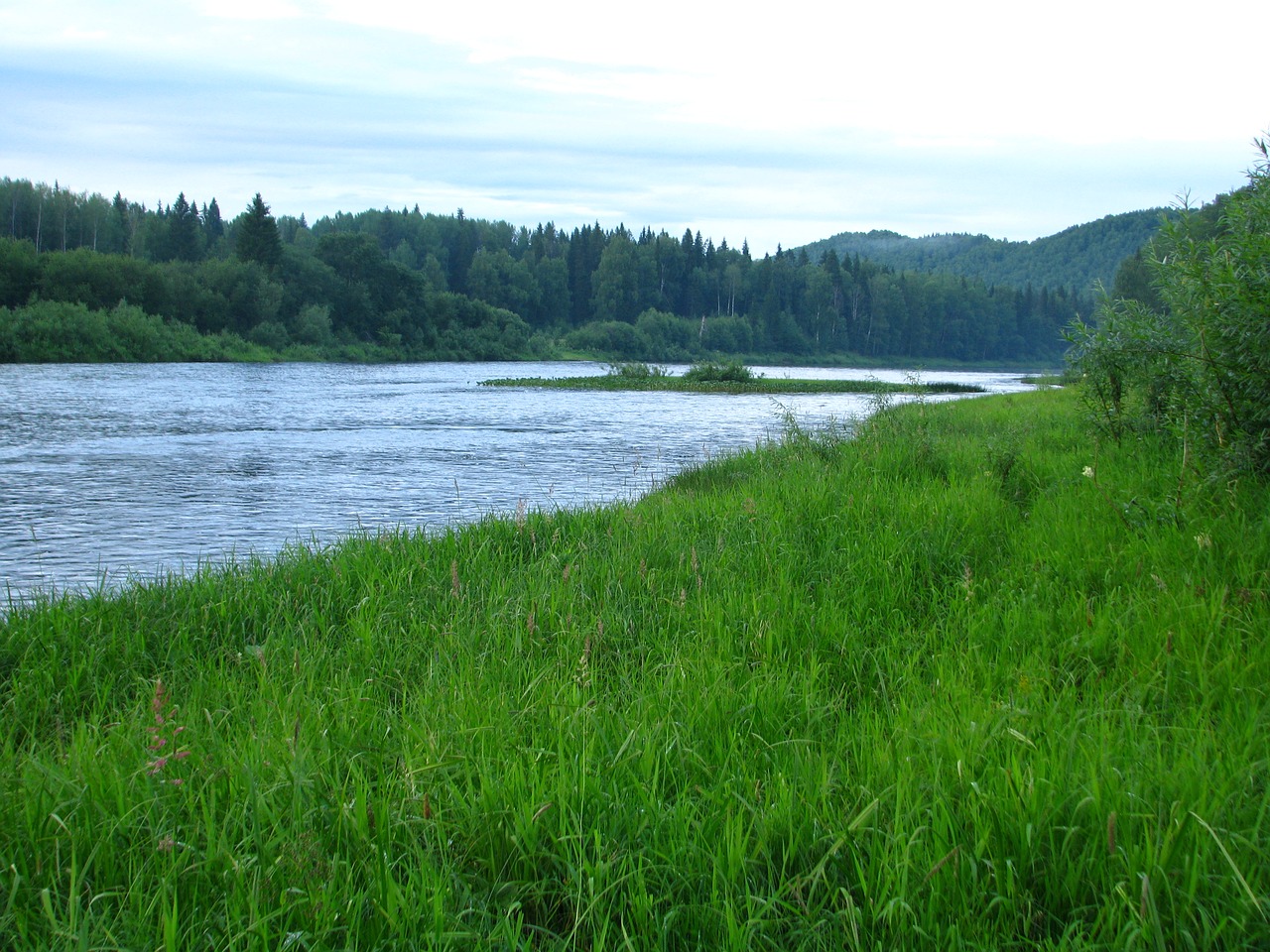 Image - beach the river usva sky summer