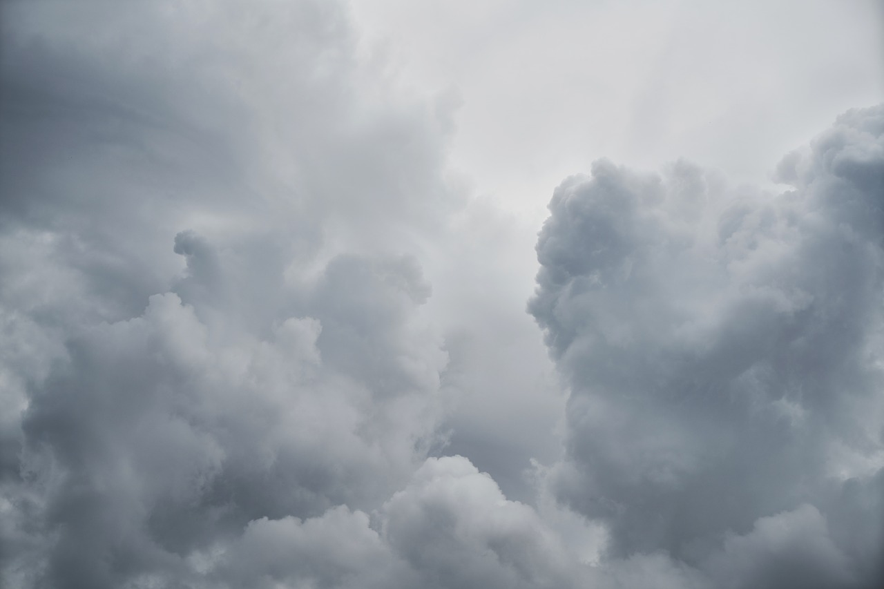 Image - cloud rain white clouds nature