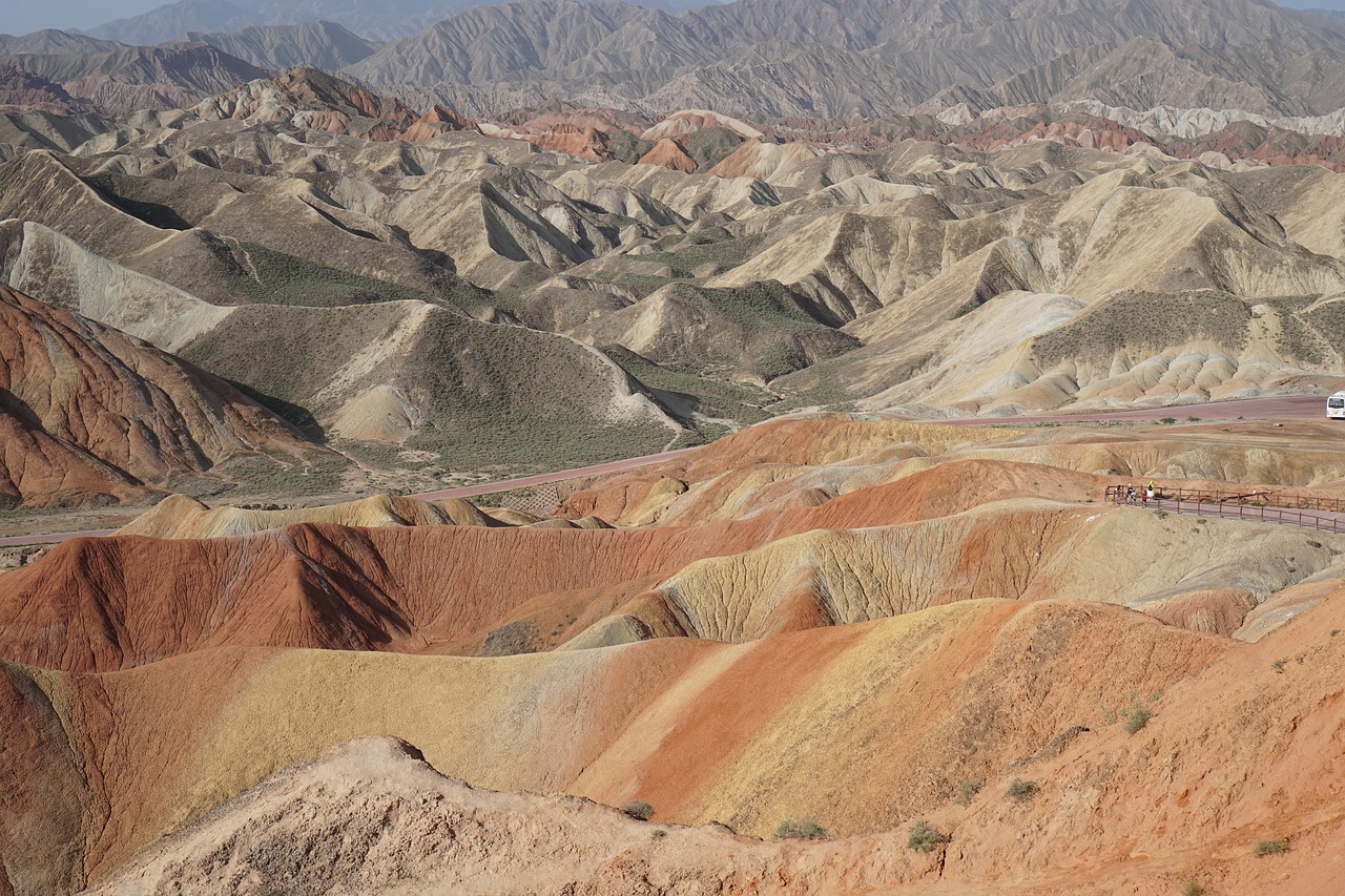 Image - colorful zhangye danxia