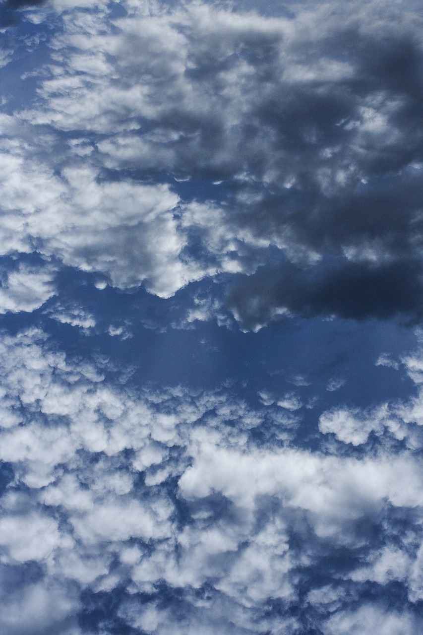 Image - clouds blue sunset sky white