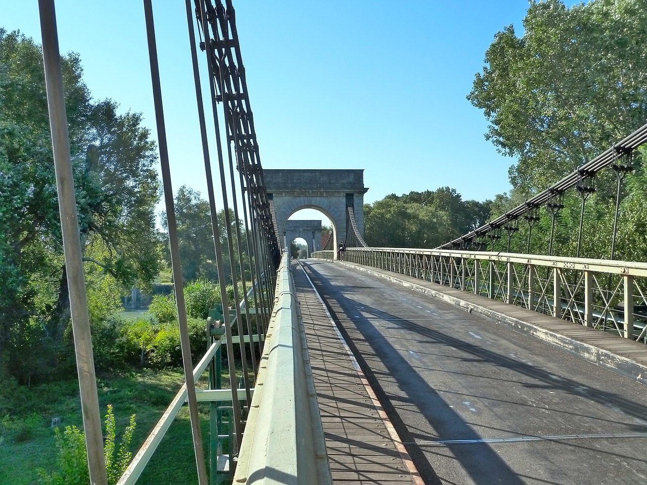 Image - bridge suspension bridge fourques