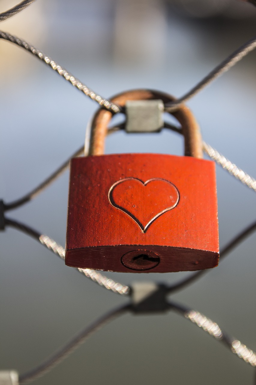 Image - heart castle love padlock fence