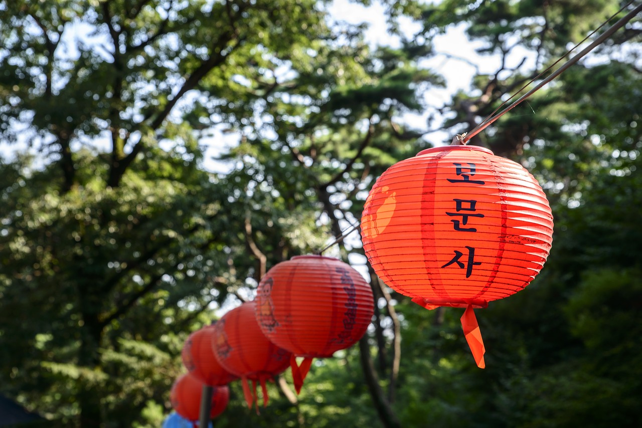 Image - light bomunsa temple