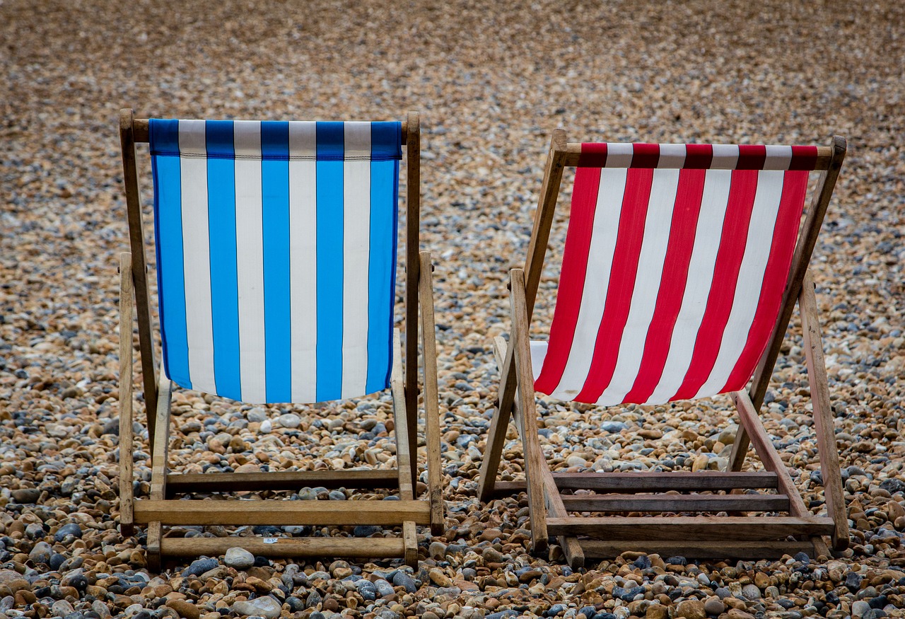 Image - deck chair beach coast chair deck