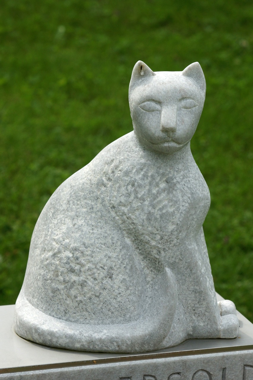 Image - cat decoration statue sculpture