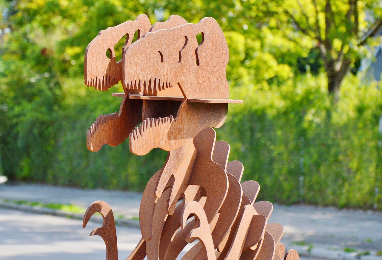 Image - dinosaur sculpture dino