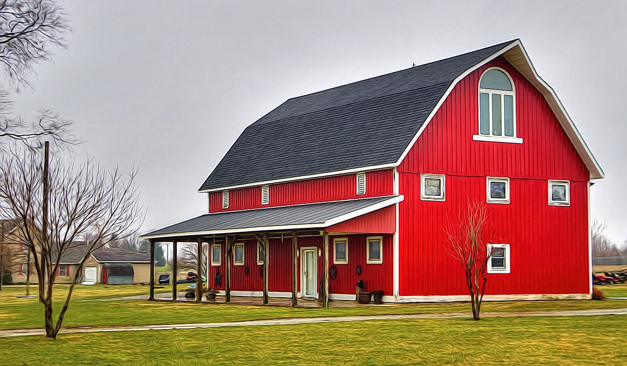 Image - barn rustic barns ohio digital art