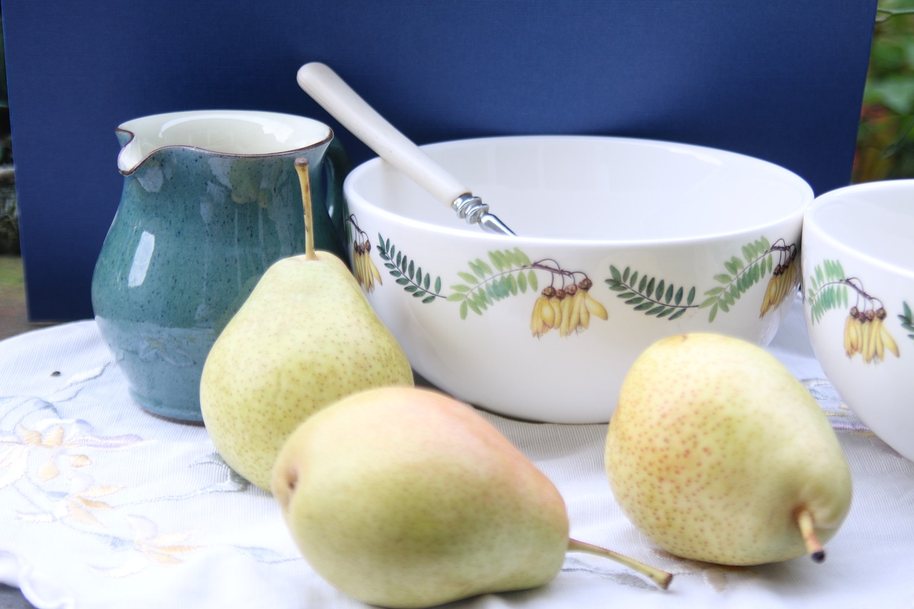 Image - pears fruit summer garden al fresco