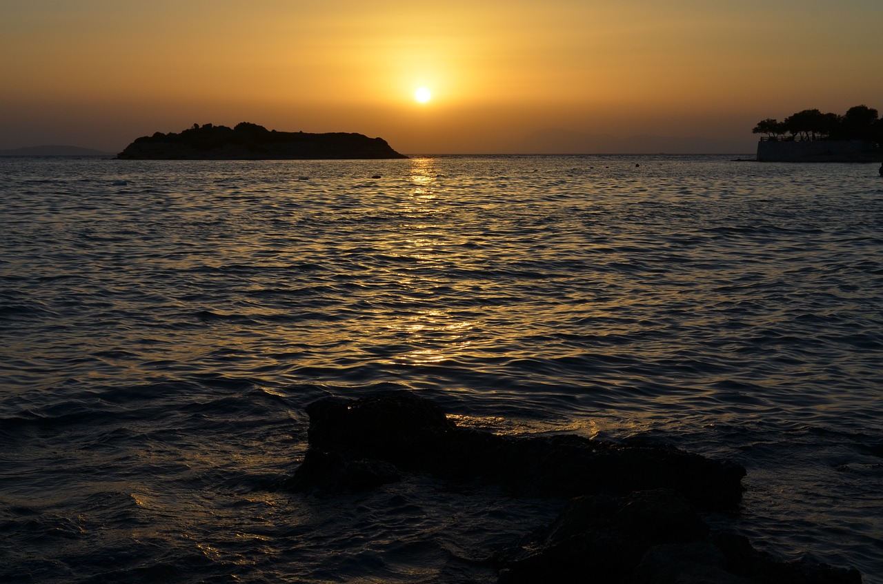 Image - the rocks ghosh landscape sunset