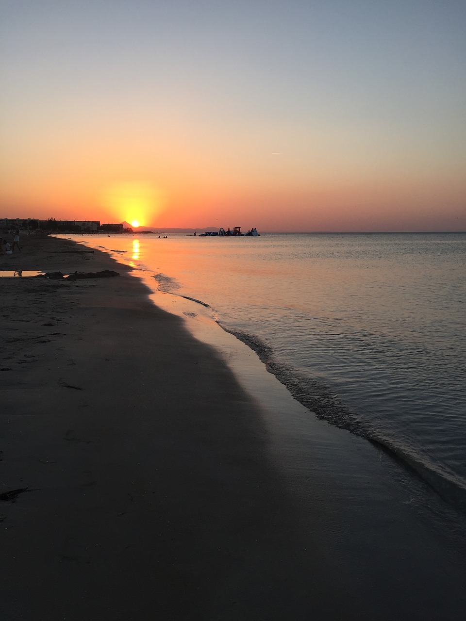 Image - sunset the mediterranean sea spain