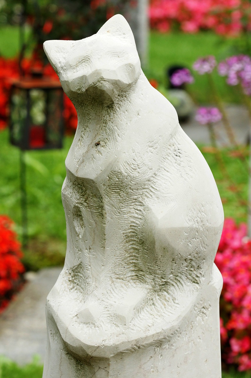 Image - cat sculpture craft art figure