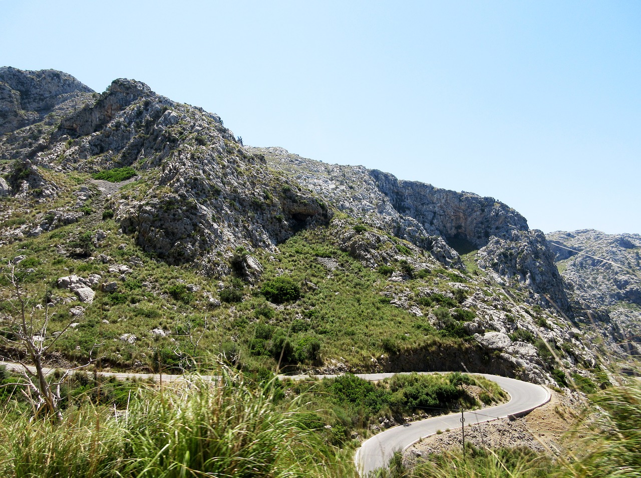 Image - mountains mallorca road serpentine