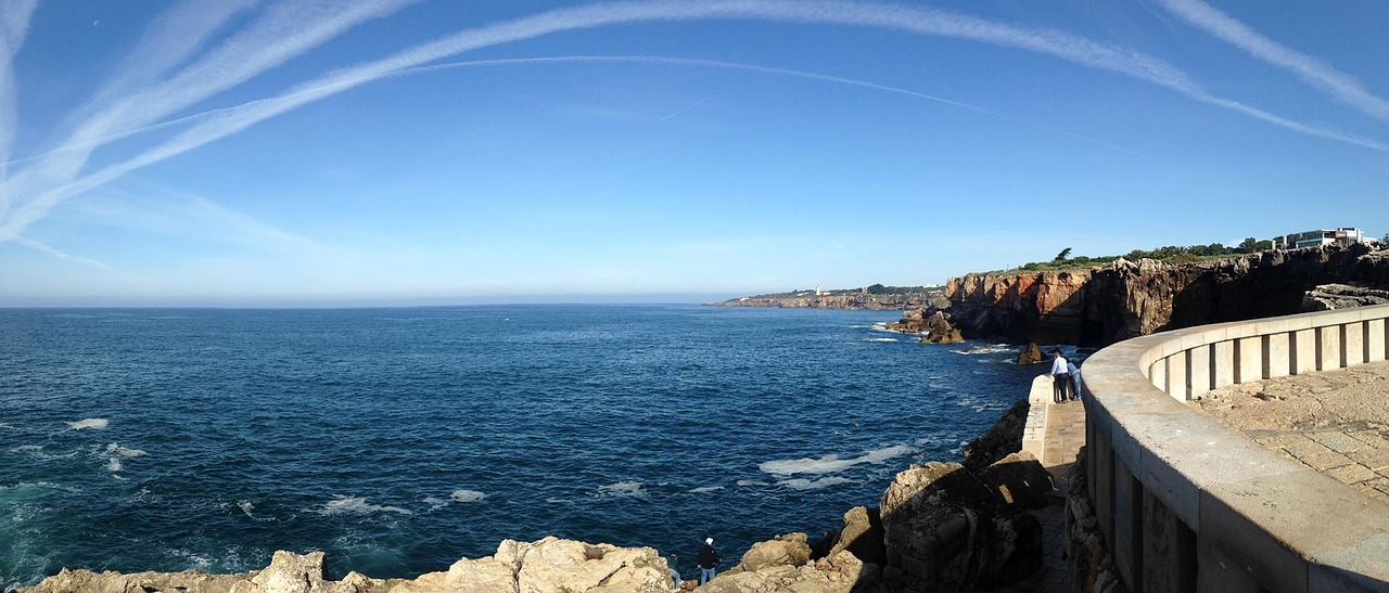 Image - panorama port cascais portugal sea