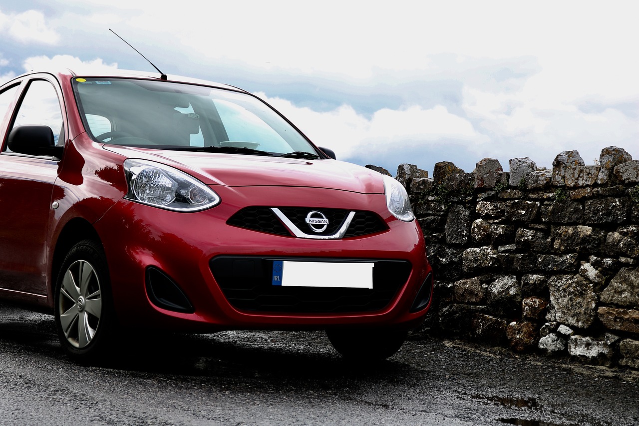 Image - auto park nissan red wall vehicle