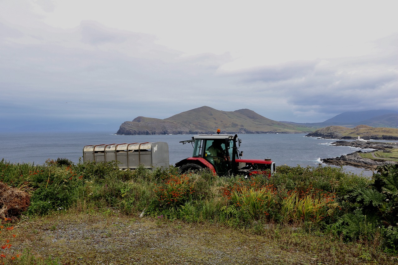 Image - tractor farmer agriculture field