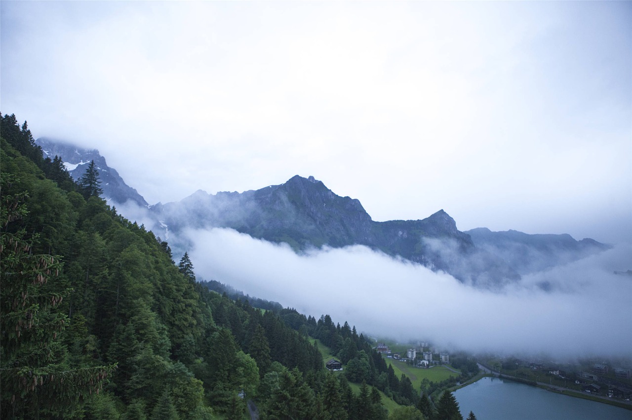 Image - switzerland the alps cloudy day