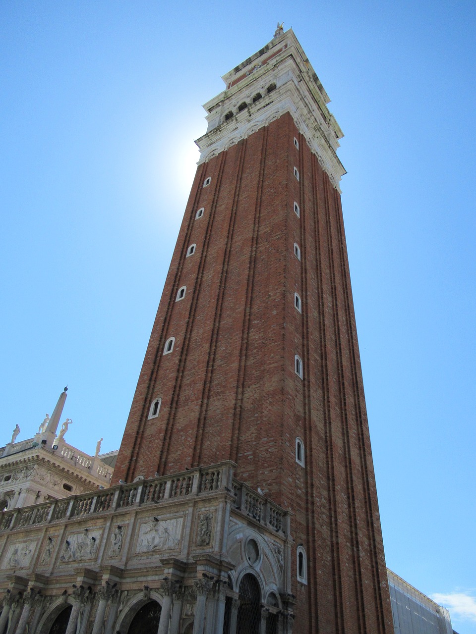 Image - tower venice italy blue sky sun