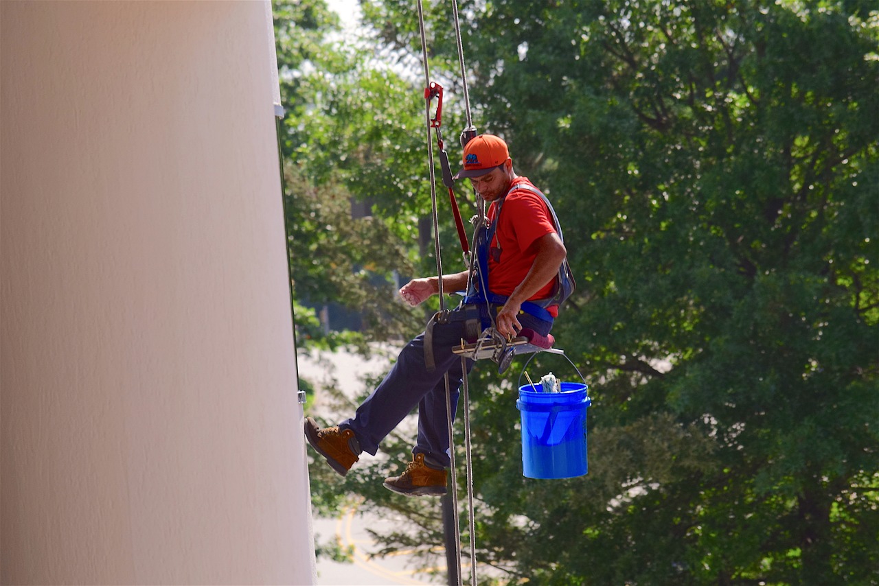 Image - window washer man washer cleaner