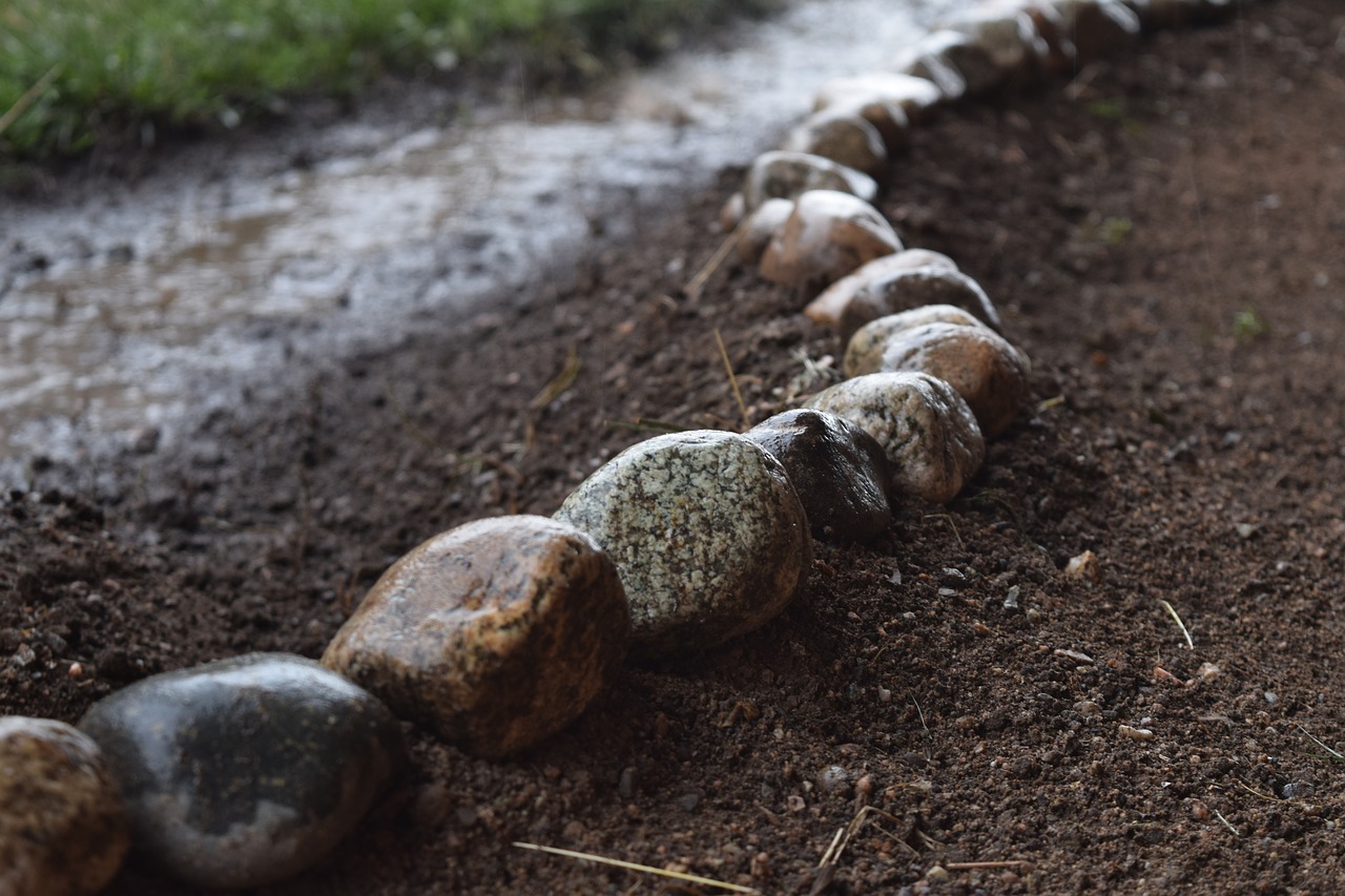 Image - rain rocks wet stone environment