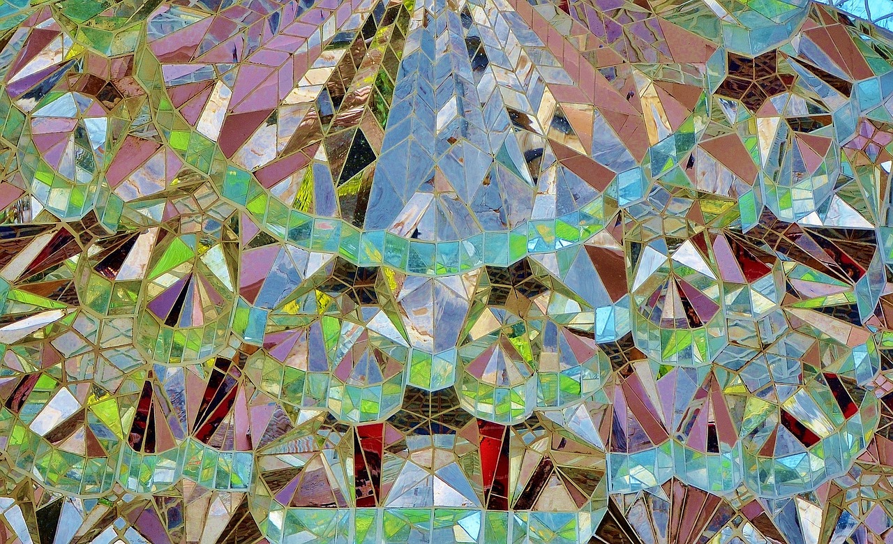 Image - background mosaic pattern polygon