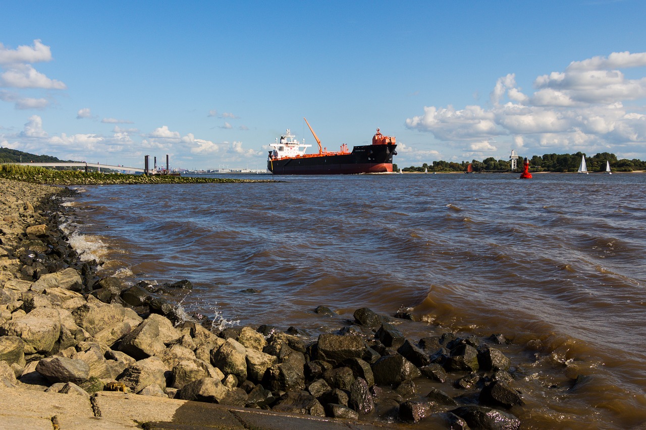 Image - elbe ship shipping hamburg port