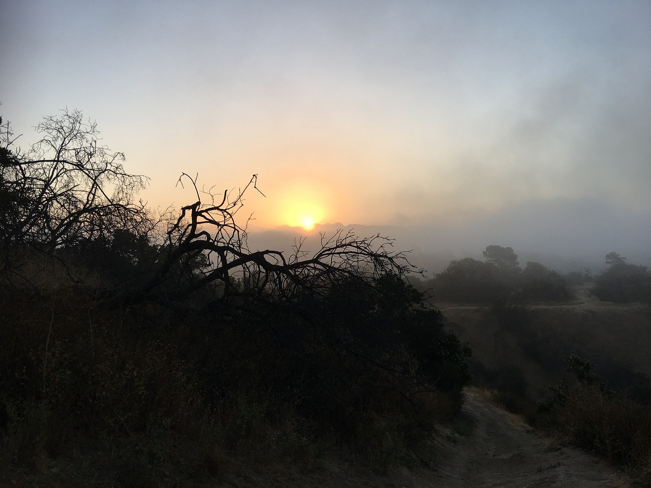 Image - morning sunrise meditation hiking