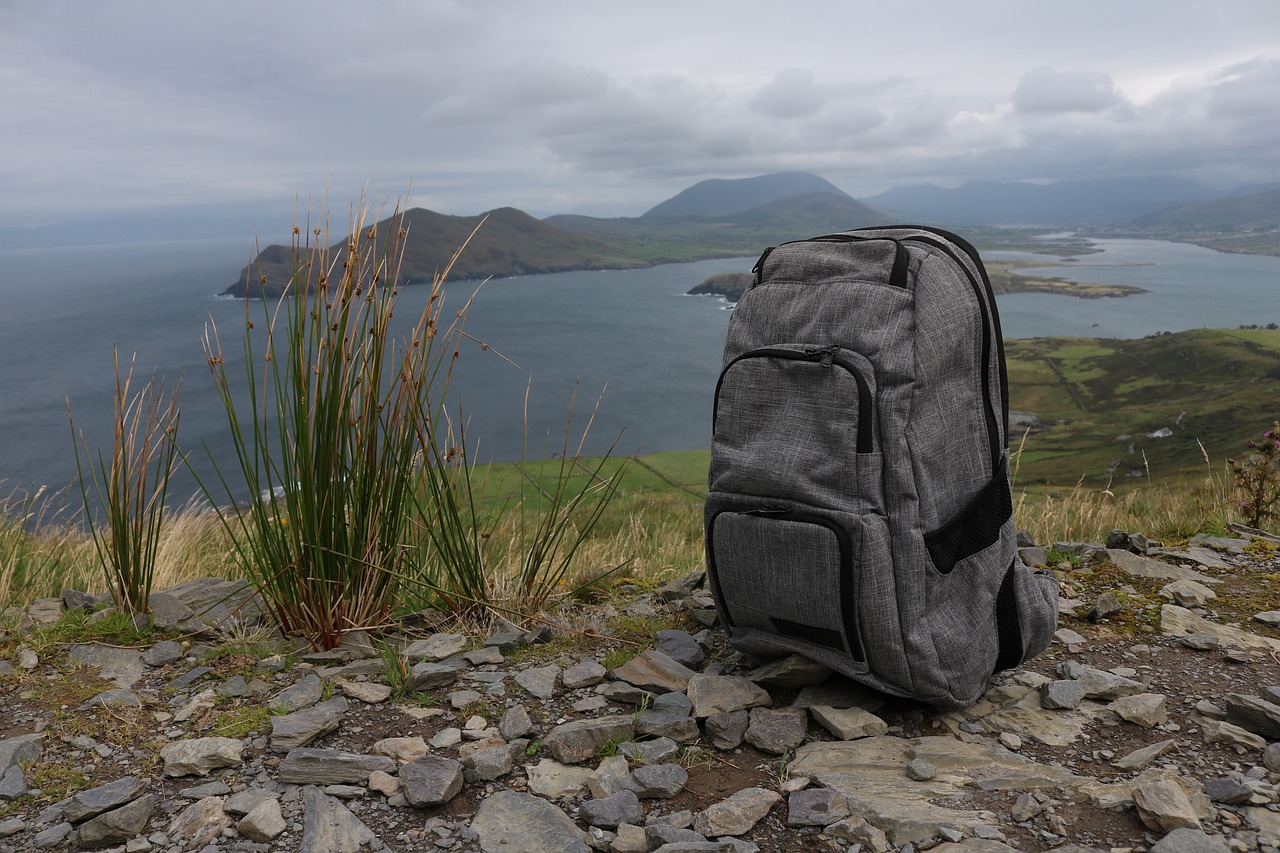 Image - backpack hiking break rest nature