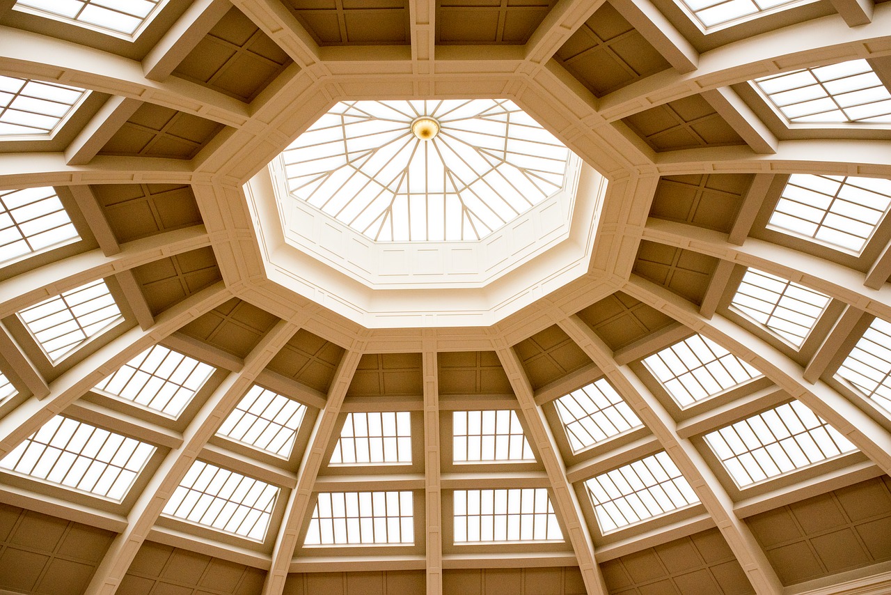 Image - ceiling roof symmetry interior