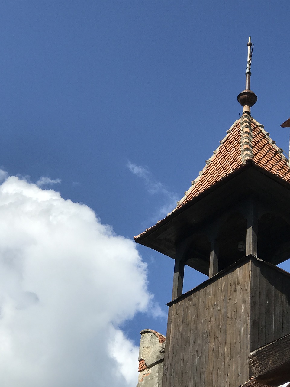 Image - bell tower castle clouds