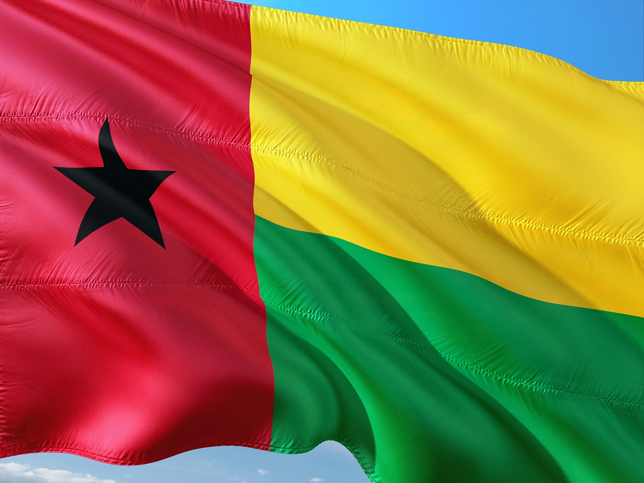 Image - international flag guinea bissau