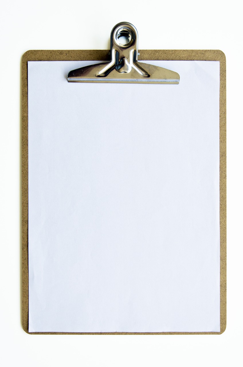 Image - clipboard paper clip business