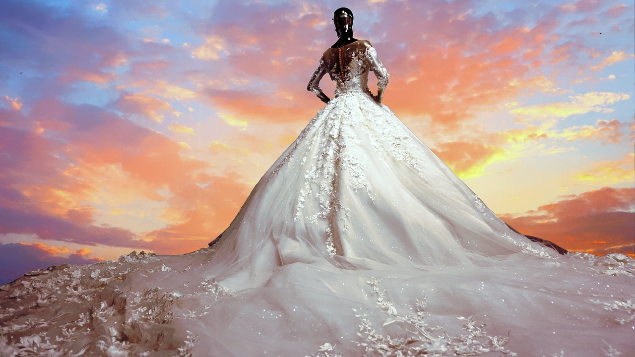 Image - wedding bride dress woman marriage